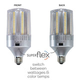 LED Post Top Retrofit, Selectable Wattage/CCT, 120-277V By Light Efficient Design LED-8029E345-A-FW