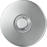 Pushbutton, 10V-24V, Lighted, Satin Nickel, 2-1/2