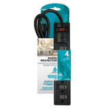 15A, 120V, 1875W, 6 Outlet Power Strip, 4ft Cord By Prime Wire PB802225