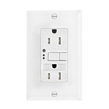 15A TR GFCI Commercial Grade Decorator Receptacle, 5-15R, White  By Eaton Arrow Hart TRSGFNL15W