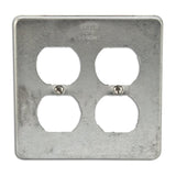 Duplex Receptacle Cover, 2-Gang, Steel, For FS Device Box By Appleton FSK2DR