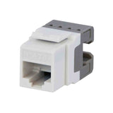 Cat 6, Snap-In, White. By DataComm Electronics 20-3426-WH