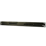 12 Port Universal Rack Mount, Cat 5e By Leviton 5G596-U12