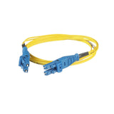 OS2 2 Fiber 1.6mm Jacket Patch cord Rise By Panduit F92ERQ1Q1SNM001