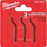 Replacement Reaming Blades (3 PC) By Milwaukee 48-22-4257