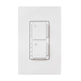 Dimmer/Fan Control, LED, Meastro, White By Lutron MACL-LFQH-WH