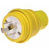 Locking Plug, 20A, 3PH 250V, Wetguard, 3P4W By Woodhead 26W75