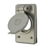 Flush Receptacle Cover, 1-Gang, Malleable Iron By Appleton FSK1VR