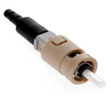 Connector, Multimode, Pre-Polished, Fiber Optic, FastCam ST, Beige By Leviton 49991-MST