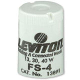 Fluorescent Starter, FS-4, 13/30/40W By Leviton 13891