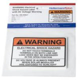 Electrical Shock Hazard  By HellermannTyton 596-00660