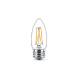 LED B11 Candle, 5.5W, 500L, E26 By Philips Lighting 5.5B11/PER/927-922/CL/G/E26/WGX 1FB T20