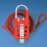 Multiple Lockout Device, Hasp and Cable By Panduit PSL-MLD