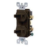 Combination Switch, Brown By Leviton 5224-2