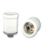 Incandescent Lampholder, Medium Base, Keyless, White By Leviton 10065