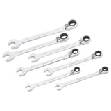 7-Piece Combination Ratcheting Wrench Set By Greenlee 0354-01