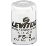 Fluorescent Starter, FS-2, 15 or 20W By Leviton 13886