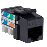 KMJ Category 6 Jack, Universal 568A/B Wiring, Electrical Ivory By OCC (Optical Cable) KMJA600