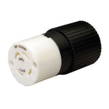 Locking Connector, 30A, 250V, L1430C, Black/White By Reliance Controls L1430C